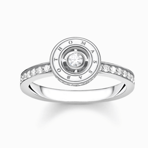 THOMAS SABO gyűrű circle with white stones pavé  gyűrű TR2255-051-14
