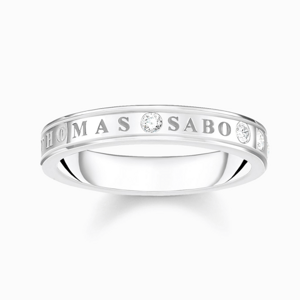 THOMAS SABO gyűrű White stones silver  gyűrű TR2253-051-14