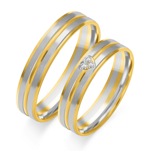 SOFIA arany női karikagyűrű  karikagyűrű ZSOE-51WYG+WG