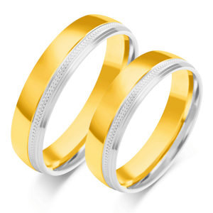 SOFIA arany férfi karikagyűrű  karikagyűrű ZSOE-389MYG+WG