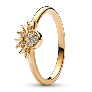 PANDORA aranyozott Égen a csillag szikrázó gyűrű  gyűrű 162674C01