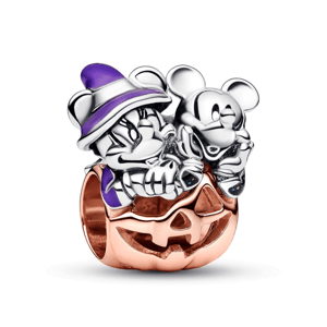 PANDORA Disney Mickey Egér és Minnie Egér Halloween tök charm