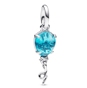 PANDORA Kék muranói üveg lufi függő charm