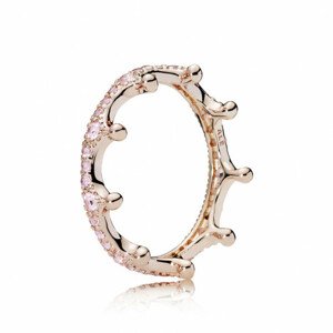 PANDORA aranyozott Bűbájos korona gyűrű  gyűrű 187087NPO