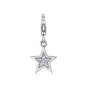 SOFIA ezüst charm medál csillag  medál AEIC2301Z/R