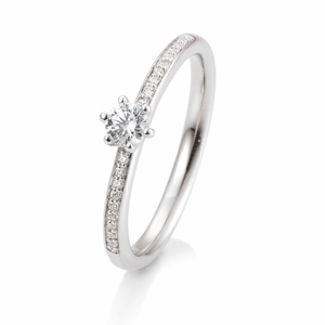 SOFIA DIAMONDS 14 k fehérarany gyűrű 0,29 ct gyémánttal  gyűrű BE41/05805-W