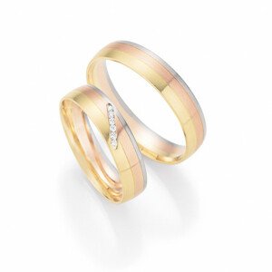 HONEYMOON arany karikagyűrűk  karikagyűrű 66/43110-045WG+66/43120-045WG