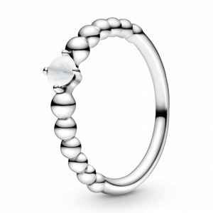 PANDORA Tejfehér gyöngyös gyűrű  gyűrű 198867C04