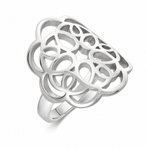 SOFIA ezüstgyűrű virág ornamentummal  gyűrű AUSBNE0ZZ0P-00