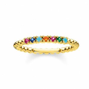 THOMAS SABO gyűrű Ring dots colourful Stones gold  gyűrű TR2323-488-7