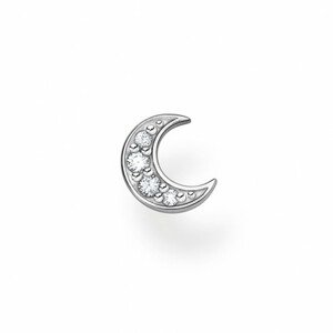 THOMAS SABO fél pár fülbevaló Moon pavé silver  fülbevaló H2133-051-14