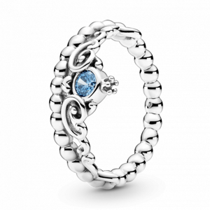 PANDORA Disney Hamupipőke kék tiara gyűrű  gyűrű 199191C01