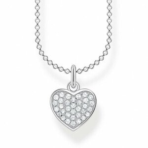 THOMAS SABO nyaklánc Heart pavé silver  nyaklánc KE2046-051-14-L45v