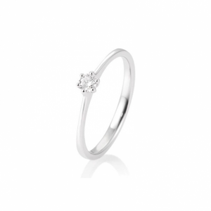 SOFIA DIAMONDS fehérarany gyűrű 0,10 ct gyémánttal  gyűrű BE41/82144-W