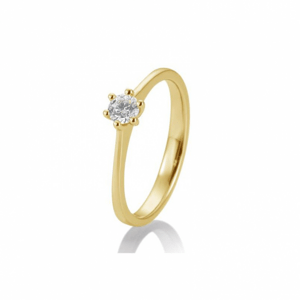 SOFIA DIAMONDS sárga arany gyűrű 0,20 ct gyémánttal  gyűrű BE41/85870-Y