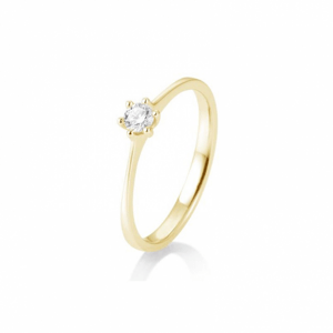 SOFIA DIAMONDS sárga arany gyűrű 0,15 ct gyémánttal  gyűrű BE41/82143-Y