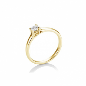 SOFIA DIAMONDS sárga arany gyűrű 0,25 ct gyémánttal  gyűrű BE41/05721-Y
