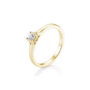 SOFIA DIAMONDS sárga arany gyűrű 0,20 ct gyémánttal  gyűrű BE41/05720-Y