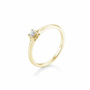 SOFIA DIAMONDS sárga arany gyűrű 0,15 ct gyémánttal  gyűrű BE41/05719-Y