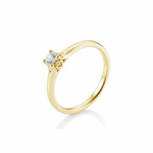 SOFIA DIAMONDS sárga arany gyűrű 0,10 ct gyémánttal  gyűrű BE41/05680-Y