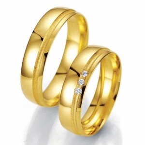 BREUNING arany karikagyűrűk  karikagyűrű BR48/07023YG+BR48/07024YG