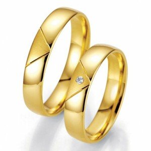 BREUNING arany karikagyűrűk  karikagyűrű BR48/07007YG+BR48/07008YG