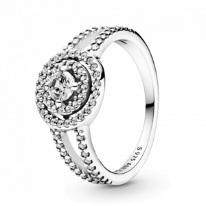 PANDORA Dupla kör ezüst gyűrű  gyűrű 199408C01