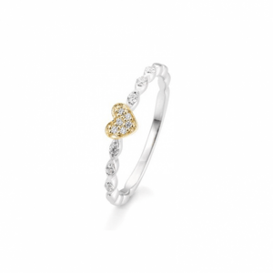 SOFIA DIAMONDS aranygyűrű gyémántokkal  gyűrű BE41/05710-G+W