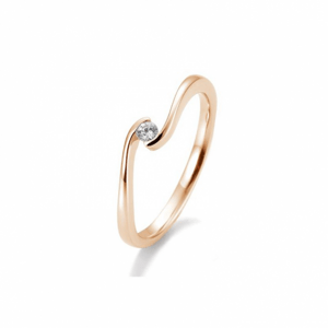 SOFIA DIAMONDS rózsaarany gyűrű 0,05 ct gyémánttal  gyűrű BE41/85939-R