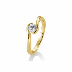 SOFIA DIAMONDS sárgaarany gyűrű 0,50 ct gyémánttal  gyűrű BE41/85946-Y