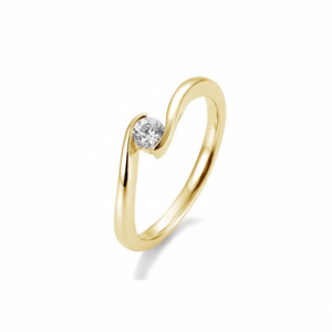 SOFIA DIAMONDS sárgaarany gyűrű 0,20 ct gyémánttal  gyűrű BE41/85942-Y