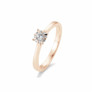 SOFIA DIAMONDS rózsaarany gyűrű 0,18 ct gyémánttal  gyűrű BE41/05764-R