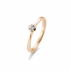 SOFIA DIAMONDS rózsaarany gyűrű 0,10 ct gyémánttal  gyűrű BE41/05951-R
