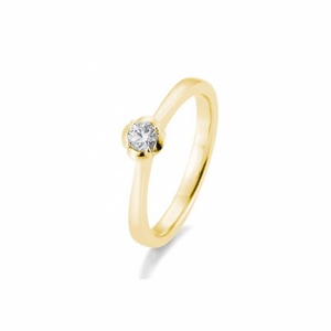 SOFIA DIAMONDS sárgaarany gyűrű 0,15 ct gyémánttal  gyűrű BE41/05952-Y