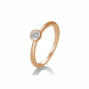 SOFIA DIAMONDS rózsaarany gyűrű 0,20 ct gyémánttal  gyűrű BE41/85129-9-R