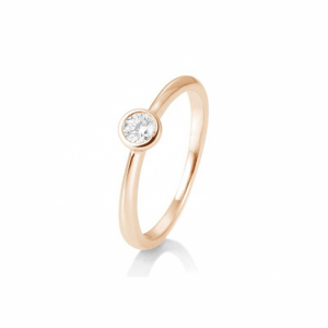 SOFIA DIAMONDS rózsaarany gyűrű 0,15 ct gyémánttal  gyűrű BE41/85128-6-R