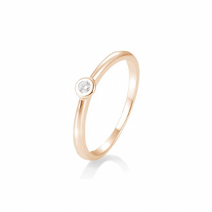 SOFIA DIAMONDS rózsaarany gyűrű 0,05 ct gyémánttal  gyűrű BE41/85771-6-R