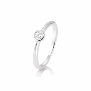 SOFIA DIAMONDS fehérarany gyűrű 0,15 ct gyémánttal  gyűrű BE41/85128-6-W