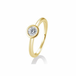 SOFIA DIAMONDS sárgaarany gyűrű 0,50 ct gyémánttal  gyűrű BE41/85133-6-Y
