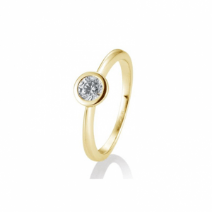 SOFIA DIAMONDS sárgaarany gyűrű 0,40 ct gyémánttal  gyűrű BE41/85132-6-Y