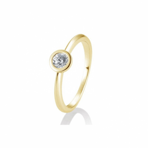 SOFIA DIAMONDS sárgaarany gyűrű 0,30 ct gyémánttal  gyűrű BE41/85131-6-Y