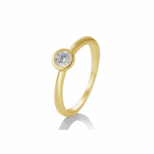 SOFIA DIAMONDS sárgaarany gyűrű 0,25 ct gyémánttal  gyűrű BE41/85130-6-Y