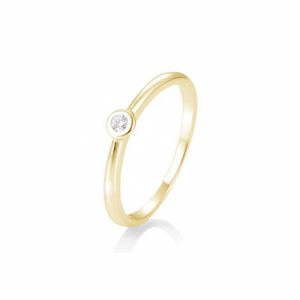SOFIA DIAMONDS sárgaarany gyűrű 0,05 ct gyémánttal  gyűrű BE41/85771-6-Y