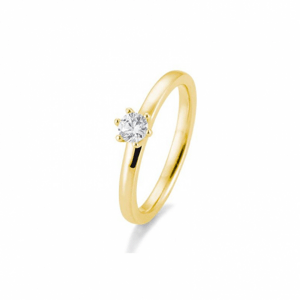 SOFIA DIAMONDS sárgaarany gyűrű 0,25 ct gyémánttal  gyűrű BE41/05990-Y