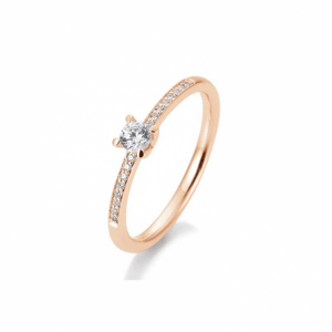 SOFIA DIAMONDS rózsaarany gyűrű 0,23 ct gyémánttal  gyűrű BE41/85951-R