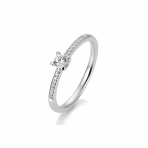 SOFIA DIAMONDS fehérarany gyűrű 0,23 ct gyémánttal  gyűrű BE41/85951-W