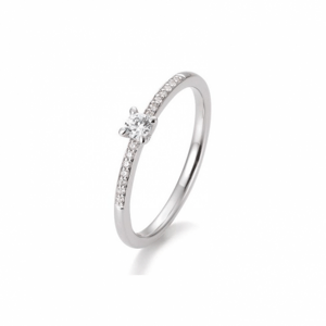 SOFIA DIAMONDS fehérarany gyűrű 0,17 ct gyémánttal  gyűrű BE41/85950-W
