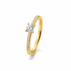 SOFIA DIAMONDS sárgaarany gyűrű 0,35 ct gyémánttal  gyűrű BE41/85952-Y