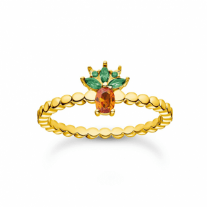 THOMAS SABO gyűrű Pineapple gold  gyűrű TR2352-472-7