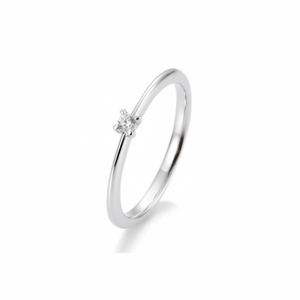SOFIA DIAMONDS fehérarany gyűrű 0,05 ct gyémánttal  gyűrű BE41/05632-W